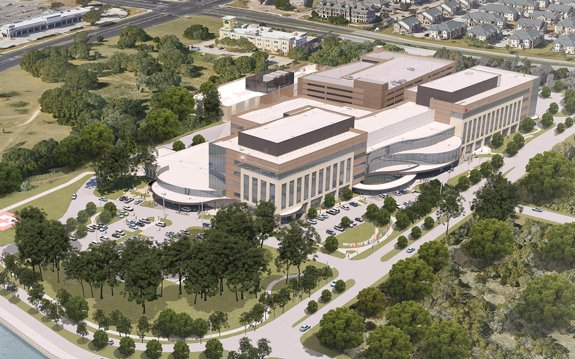 Texas Children's Hospital - Austin Campus Rendering