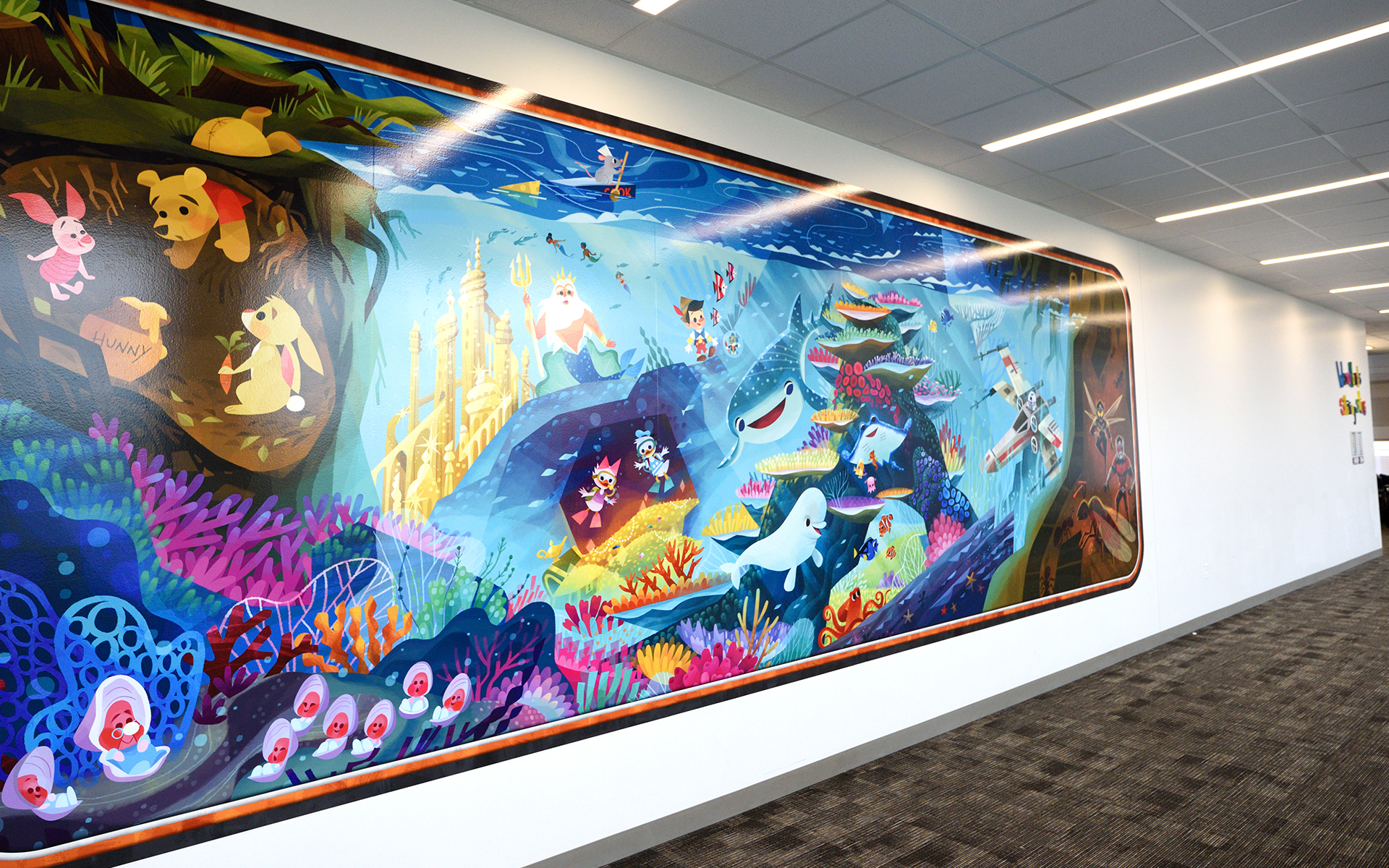 Texas Children's Hospital Disney Mural